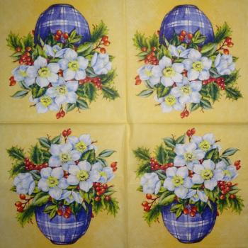 220 Christmas Flowers - 3-ply - Paw